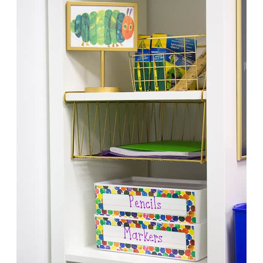 Carson Dellosa® 9.5" x 2.88" Education Eric Carle Dots Desk Nameplates, 6 Packs of 36